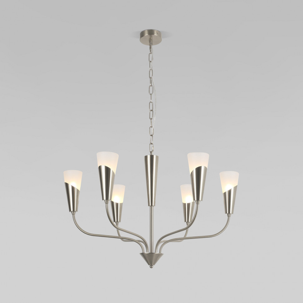 Умный подвесной светильник Rhyton 60167/6 никель 60167/6 никель фото 1 — Multielectrika