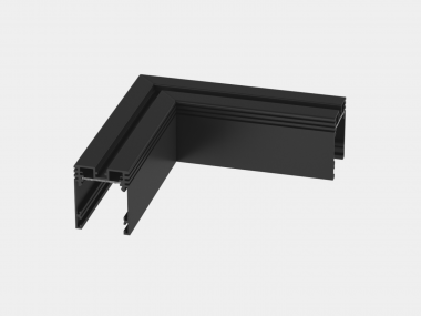 Коннектор угловой потолочный SY Черный PCB Серебро SY-601901-CN-BL — Multielectrika