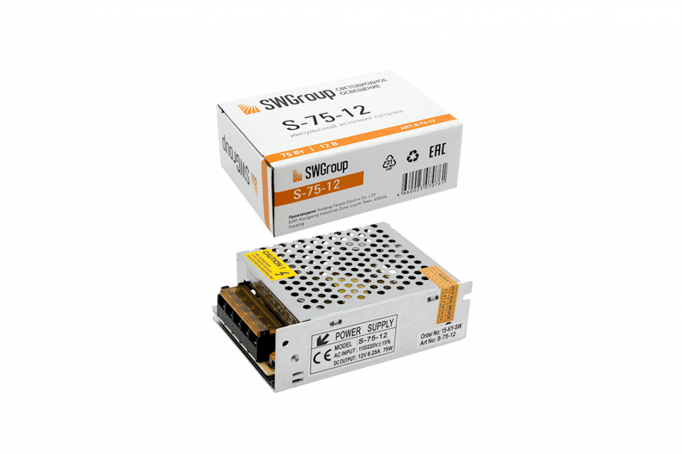 Блок питания SWG S-75-12 фото 1 — Multielectrika