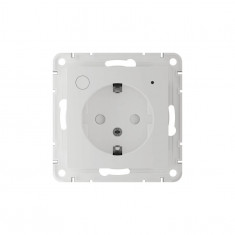 Умная розетка Systeme Electric AtlasDesign Smart (ATN000145Z) скрытая установка белая с заземлением &mdash; Multielectrika