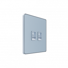Systeme Infinity, Розетка информационная RJ-45 кат.6 2-я, FSE001188, Стальное небо &mdash; Multielectrika