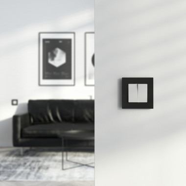 Выключатель двухклавишный проходной (белый) W1122001 &mdash; Multielectrika