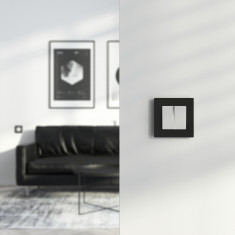 Выключатель двухклавишный проходной (белый) W1122001 &mdash; Multielectrika