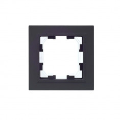 Рамка на 1 пост IP44 IEK Brite РУ-1-БрГ-44 графит &mdash; Multielectrika