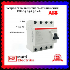 УЗО ABB FH204 AC-25/0,03 тип AC 25A 30mA 2CSF204004R1250 &mdash; Multielectrika