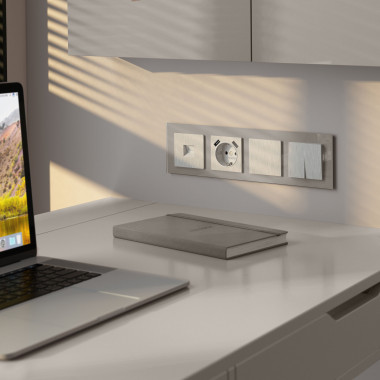 Накладка для USB розетки перламутровый рифленый W1179513 — Multielectrika