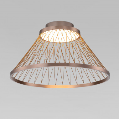 Потолочный светодиодный светильник 40019/1 LED коричневый — Multielectrika