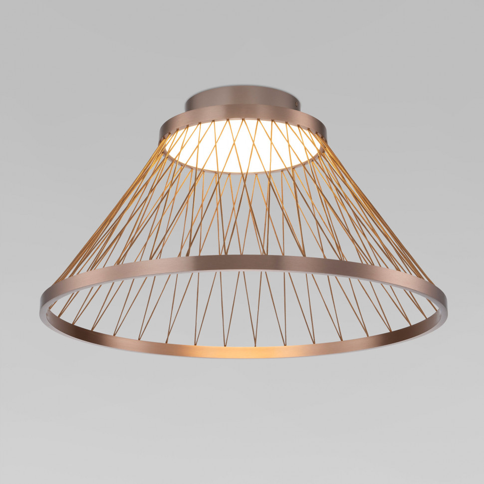 Потолочный светодиодный светильник 40019/1 LED коричневый фото 1 — Multielectrika