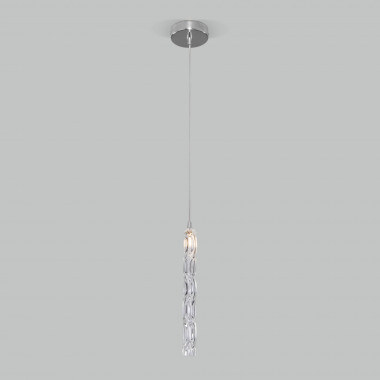 Подвесной светильник со стеклянным плафоном 50381/1 хром — Multielectrika
