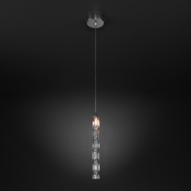 Подвесной светильник со стеклянным плафоном 50381/1 хром — Multielectrika
