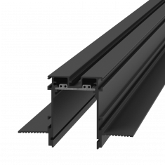 Трек SY низковольтный встраиваемый, черный SY-С-SL-601201-RC-2-BL, 2м RU PCB Серебро &mdash; Multielectrika