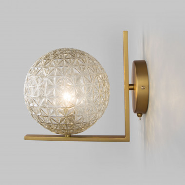 Бра со стеклянным плафоном 70131/1 латунь — Multielectrika