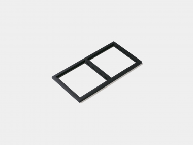 Накладка на светильник, черная, IMD-DA-2000CS-2-F-BL — Multielectrika