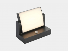 GW-007-18-BL-WW-2, бра настенное с сенсором NEW, черный, 18Вт 3000К IP54 &mdash; Multielectrika
