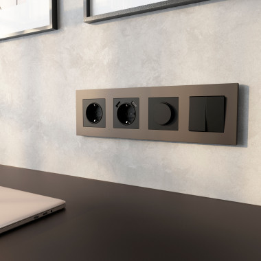 Диммер N (черный матовый) W1142008 &mdash; Multielectrika