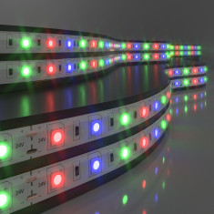 Светодиодная лента 24 В 14,4 Вт/м 60 Led/м 5050 IP65, RGB, 5 м Лента светодиодная 24V 14,4W 60Led 5050 IP65 RGB, 5м &mdash; Multielectrika