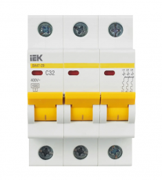 Автоматический выключатель ВА47-29 3Р 32А 4,5кА характеристика С IEK MVA20-3-032-C &mdash; Multielectrika