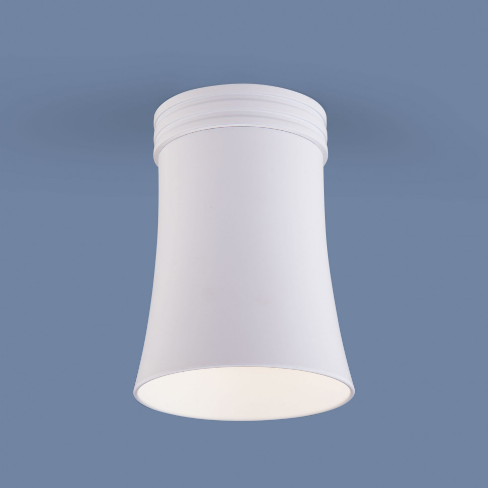 Накладной потолочный светильник DLN100 GU10 WH белый фото 1 — Multielectrika