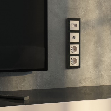 ТВ-розетка оконечная (айвори акрил) W1183043 &mdash; Multielectrika