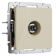 ТВ-розетка оконечная (айвори акрил) W1183043 &mdash; Multielectrika