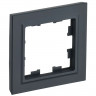 Рамка на 1 пост IEK Brite РУ-1-БрГ графит