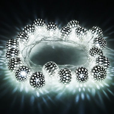 Гирлянда нить с мерцанием 2,8 м IP20 400-003 хром / холодный белый — Multielectrika