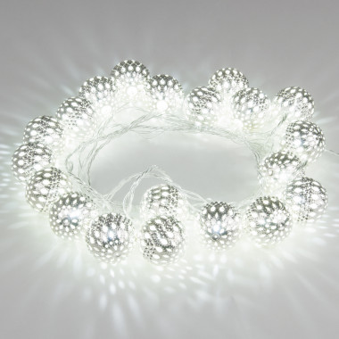 Гирлянда нить с мерцанием 2,8 м IP20 400-003 хром / холодный белый — Multielectrika