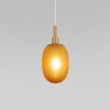 Подвесной светильник со стеклянным плафоном 50266/1 янтарный фото 3 &mdash; Multielectrika