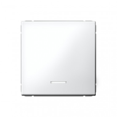 Выключатель одноклавишный Systeme Electric ArtGallery с подсветкой, 10АХ, белый — Multielectrika