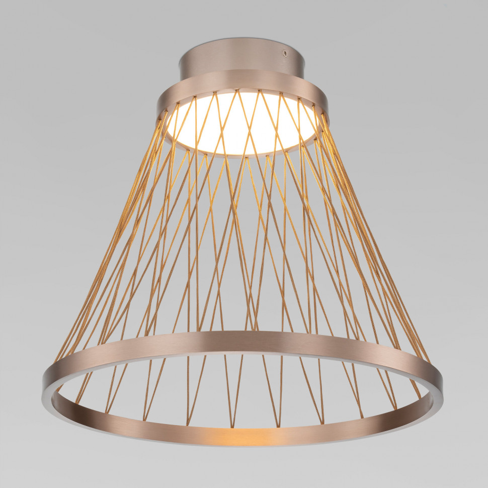 Потолочный светодиодный светильник 40018/1 LED коричневый фото 1 — Multielectrika