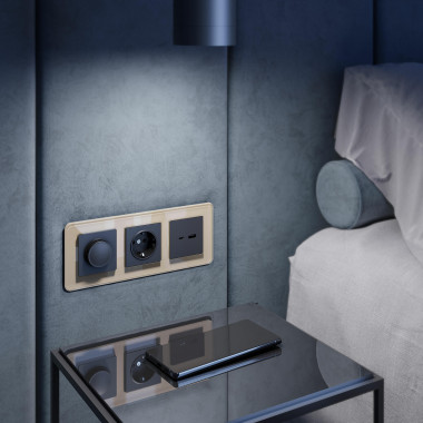 Рамка из стекла на 3 поста Elite айвори W0032443 — Multielectrika