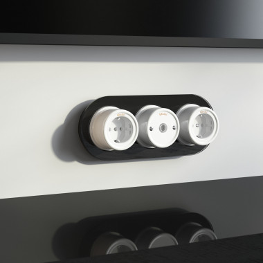 Розетка с заземлением белый ретро W5671001 &mdash; Multielectrika