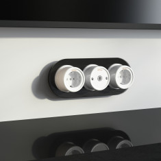 Розетка с заземлением белый ретро W5671001 &mdash; Multielectrika