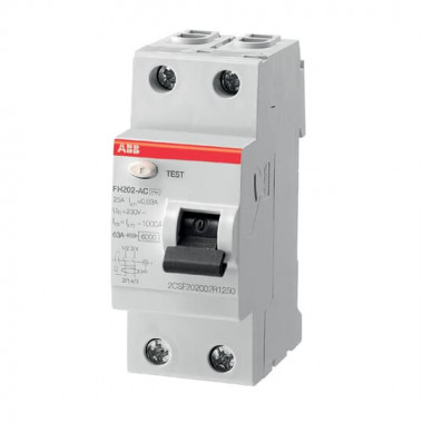 УЗО ABB FH202 AC-25/0,3 тип AC 25A 300mA 2CSF202003R3250 — Multielectrika