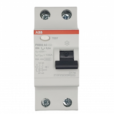 УЗО ABB FH202 AC-25/0,3 тип AC 25A 300mA 2CSF202003R3250 &mdash; Multielectrika