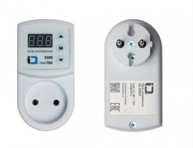 Реле напряжения в розетку IQ 2500 — Multielectrika