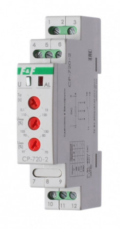 Реле напряжения (Однофазный-DC / Ампер-16 / Контакт-1NO/NC) CP-720-2 &mdash; Multielectrika