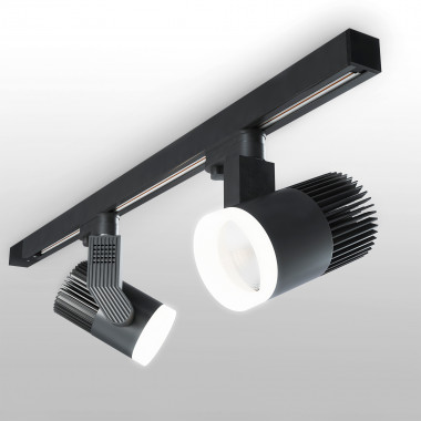 Трековый светодиодный светильник для трехфазного шинопровода Accord Черный 30W 4200K LTB44 — Multielectrika