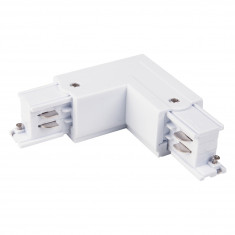 Коннектор угловой для трехфазного шинопровода белый TRC-1-3-L-WH &mdash; Multielectrika