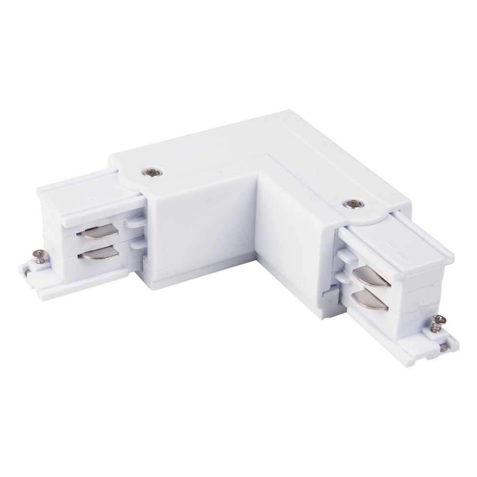 Коннектор угловой для трехфазного шинопровода белый TRC-1-3-L-WH фото 1 — Multielectrika