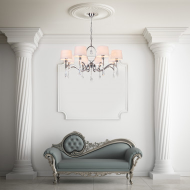 Умный подвесной светильник 10127/8 хром — Multielectrika