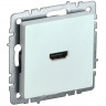 Розетка HDMI IEK Brite РHDMI-0-БрЖ жемчуг