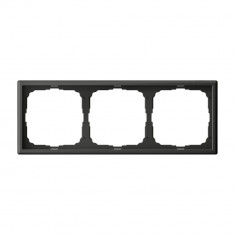 Рамка на 3 поста Systeme Electric ArtGallery универсальная, базальт &mdash; Multielectrika