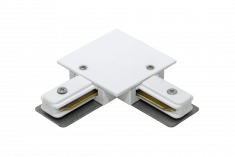 L образный коннектор для встраиваемого Трека угловой белый KXZ-RC-WH-L &mdash; Multielectrika