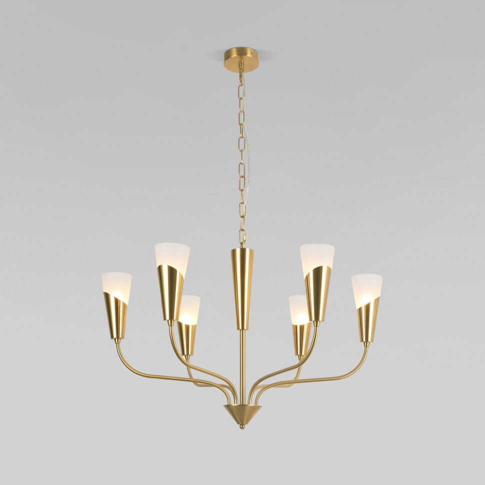 Умный подвесной светильник Rhyton 60167/6 латунь 60167/6 латунь фото 1 — Multielectrika