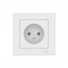 Розетка силовая Systeme Electric AtlasDesign без заземления, в сборе, 16А, лотос &mdash; Multielectrika