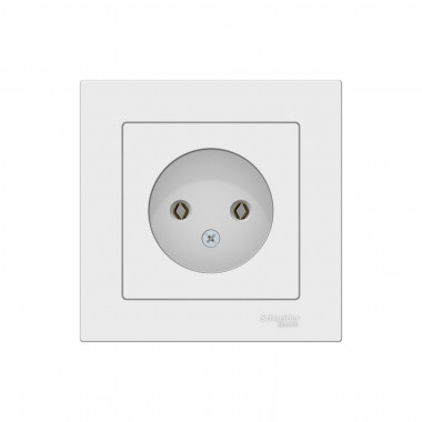 Розетка силовая Systeme Electric AtlasDesign без заземления, в сборе, 16А, лотос — Multielectrika