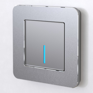 Рамка из металла на 1 пост Platinum алюминий W0012606 &mdash; Multielectrika