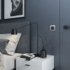 Рамка из металла на 1 пост Platinum алюминий W0012606 фото 4 &mdash; Multielectrika