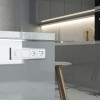 Рамка из металла на 4 поста Baguette белый/серебро W0042850 фото 4 &mdash; Multielectrika